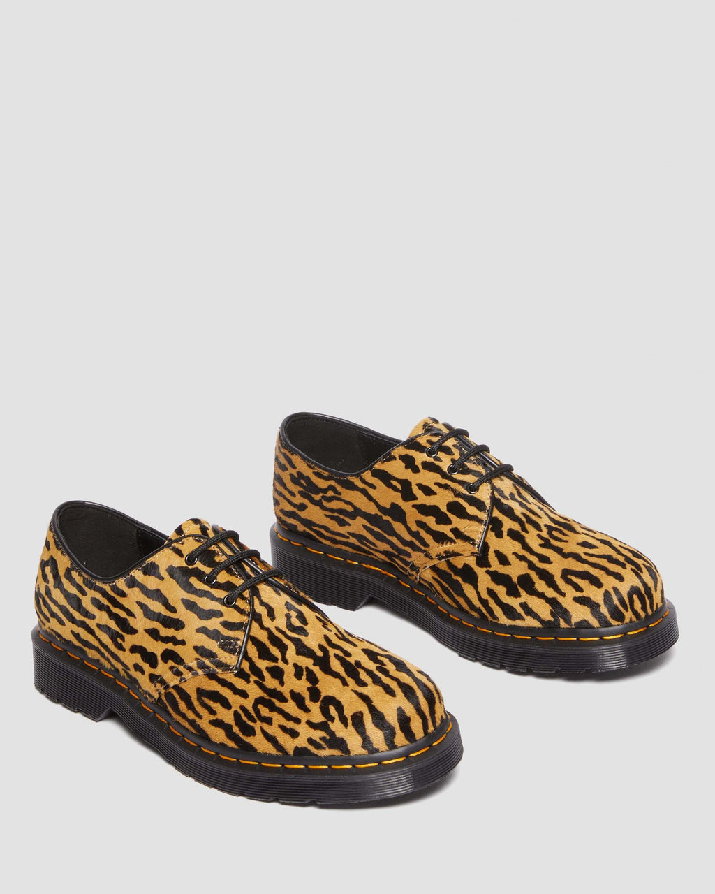 1461 Wacko Maria Camel+Black Hair-on Leather Oxford Shoes
