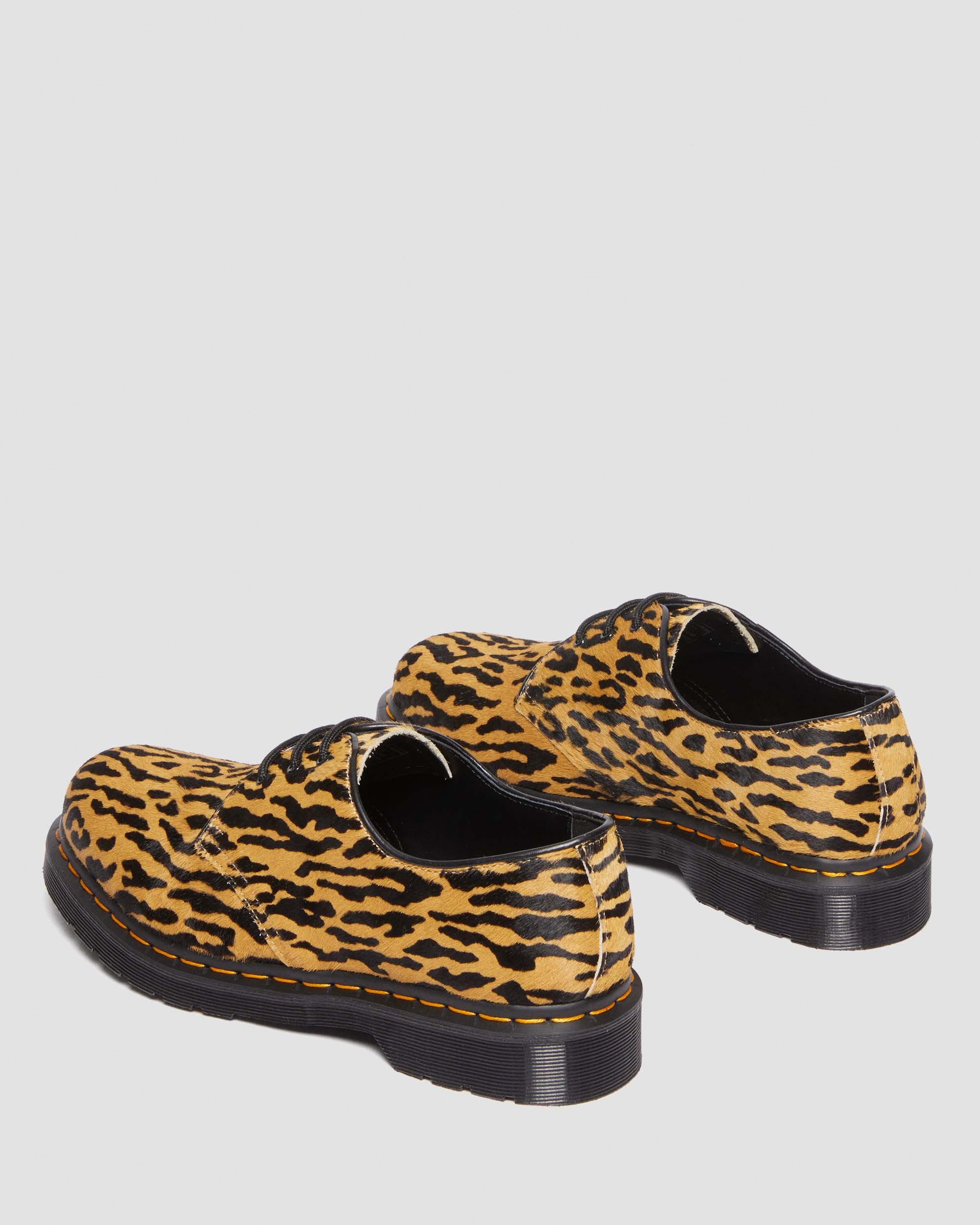 1461 Wacko Maria Camel+Black Hair-on Leather Oxford Shoes