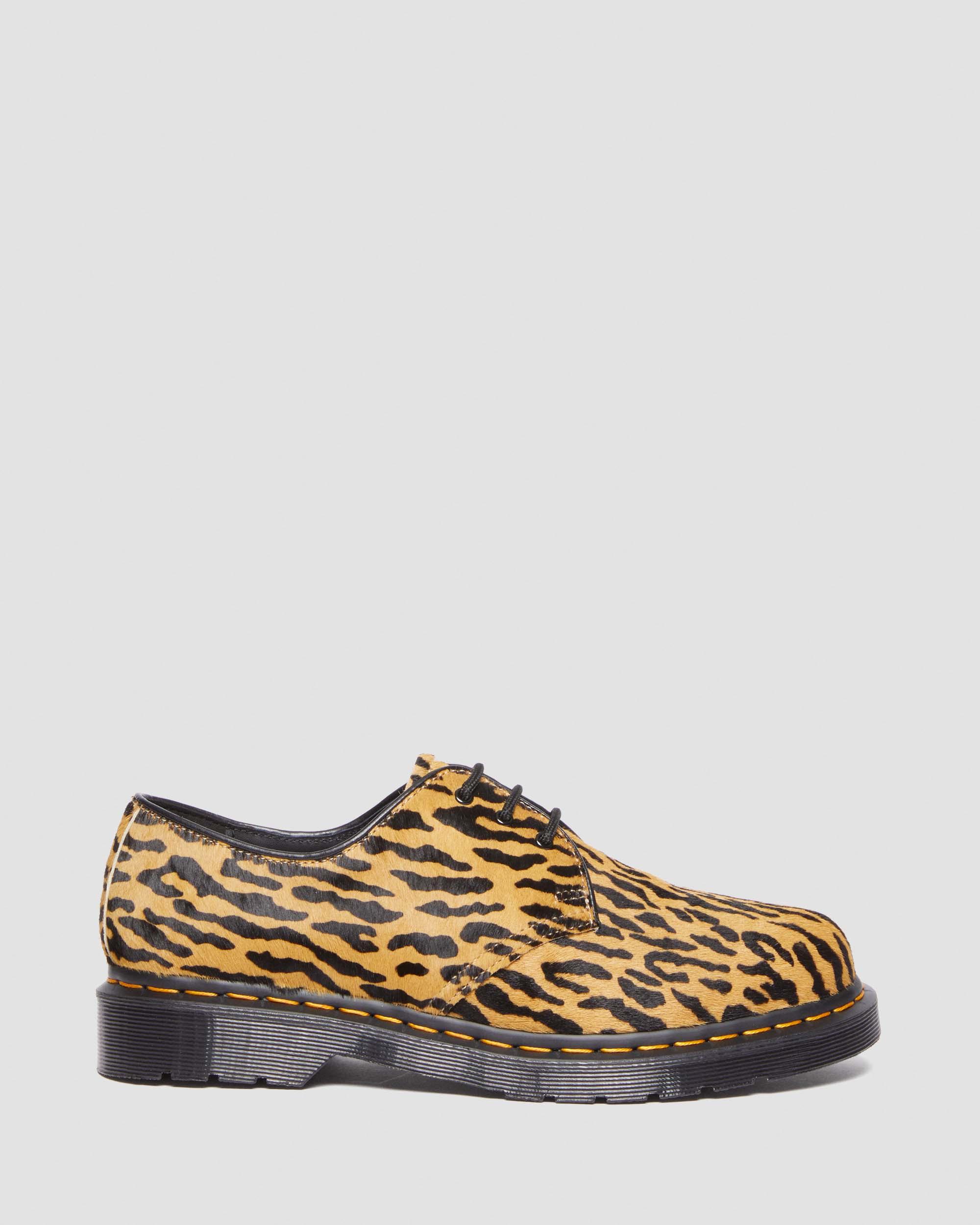 1461 Wacko Maria Camel+Black Hair-on Leather Oxford Shoes