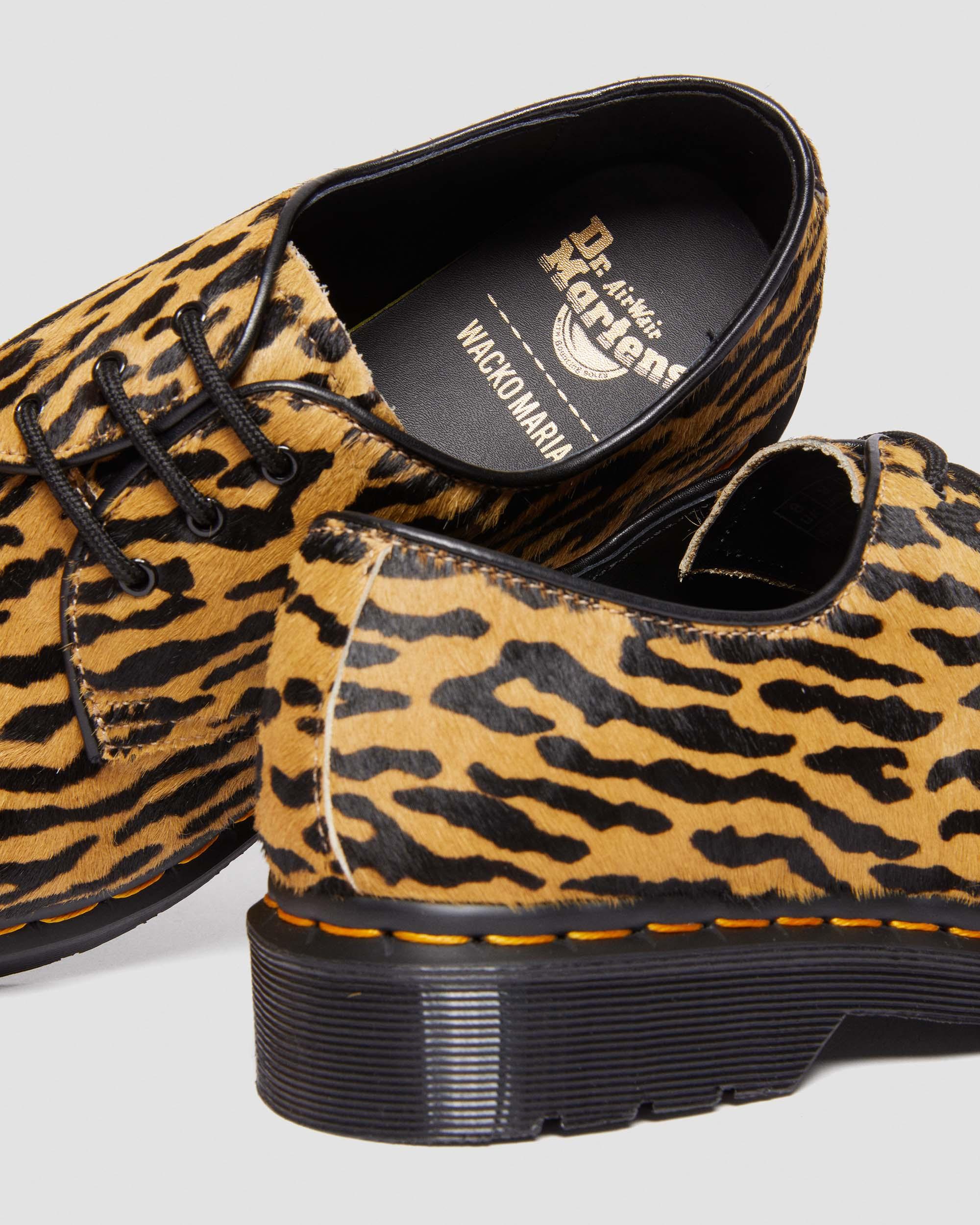 1461 Wacko Maria Camel+Black Hair-on Leather Oxford Shoes